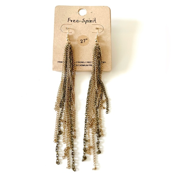 ♥️ FLIRTY MICRO CHAIN EARRINGS - Picture 1 of 4